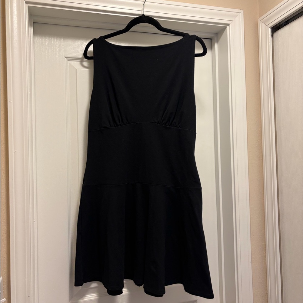 Reformation Black Mayve Knit Dress